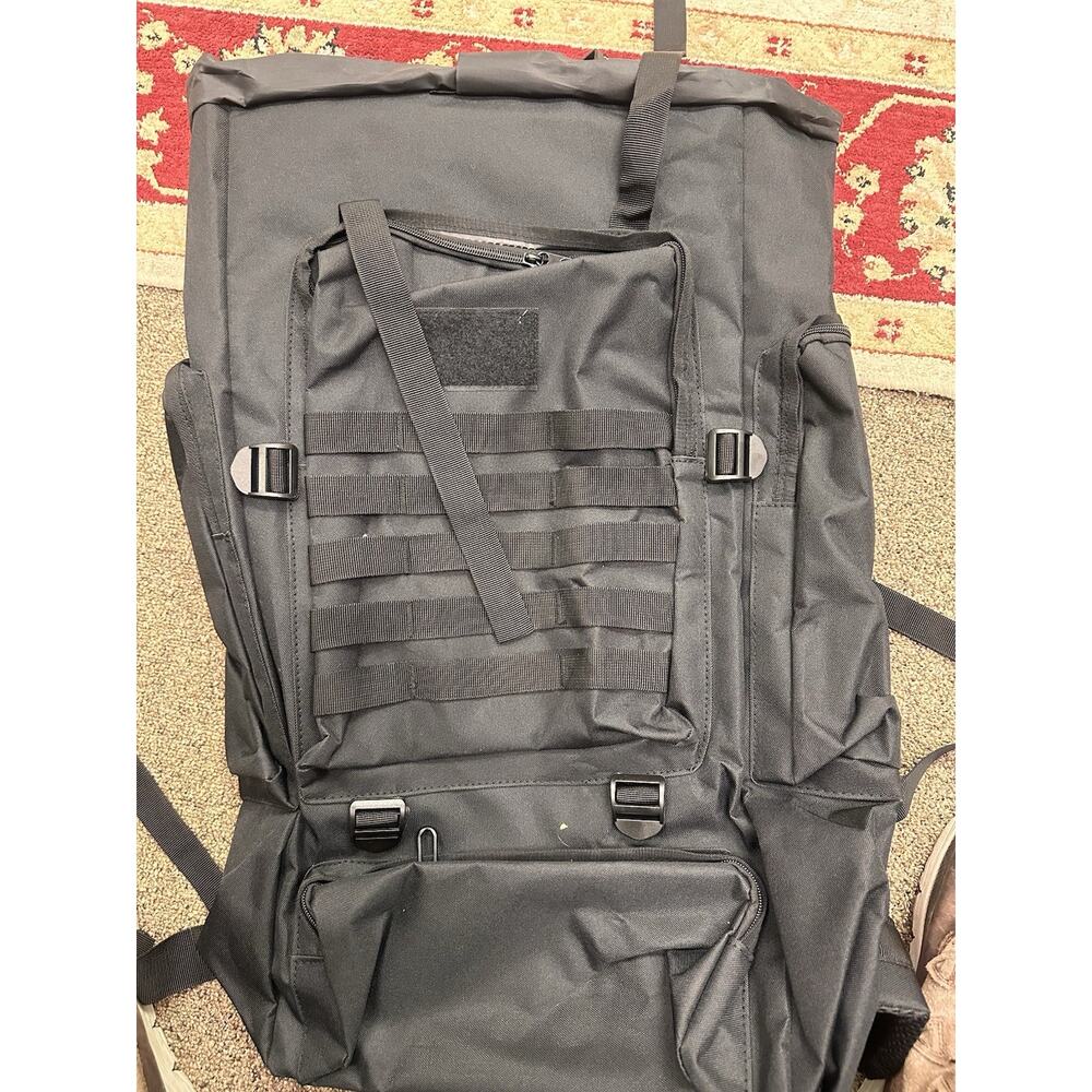 Outdoor Hiking Military Molle Attachments 6 Pockets Backpack Rucksack 100L Pack
